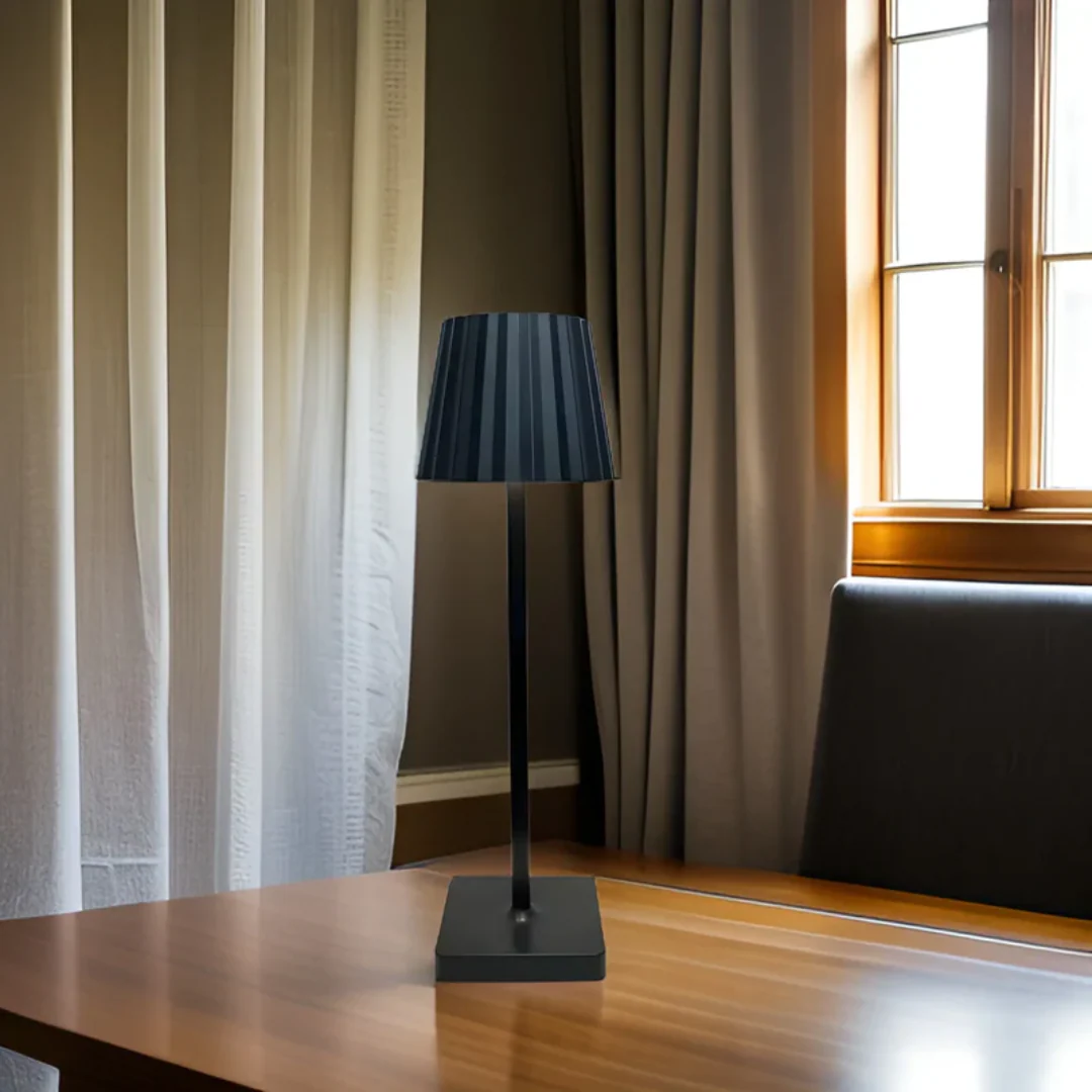 Dimmable Touch LED Table Lamp - Modern Minimalist Design, USB Rechargeable