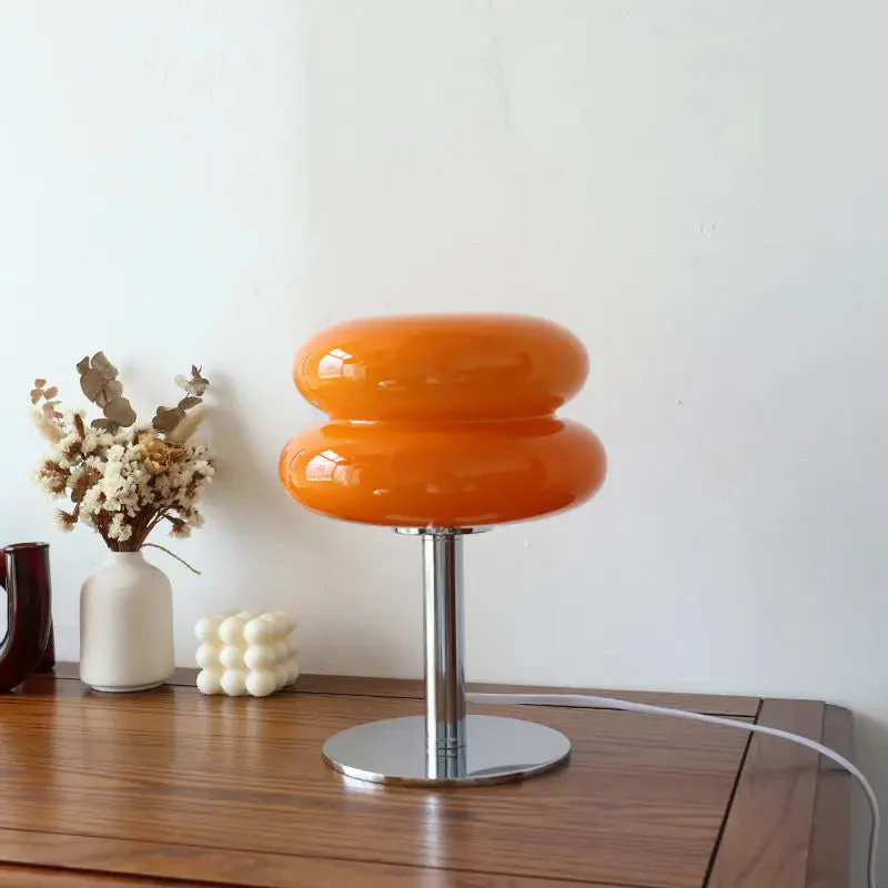 Italian Modern Bauhaus Table Lamp with Dual-Layer Dome Design