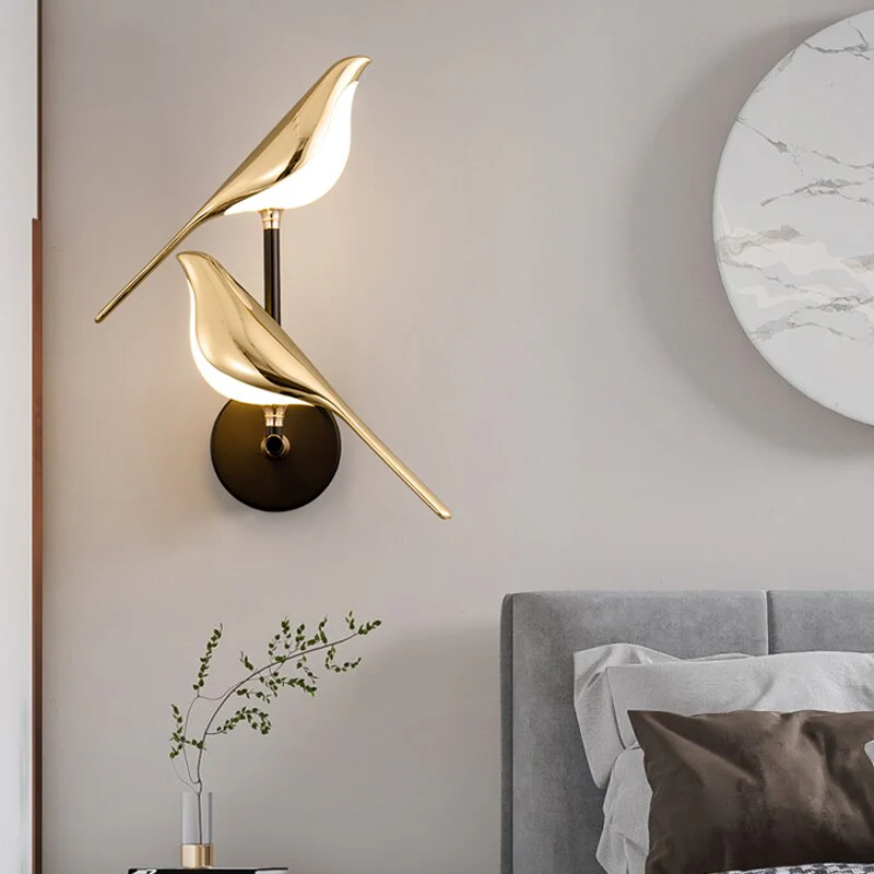 Modern LED Bird Wall Light �C Elegant Nature-Inspired Sconce Lamp