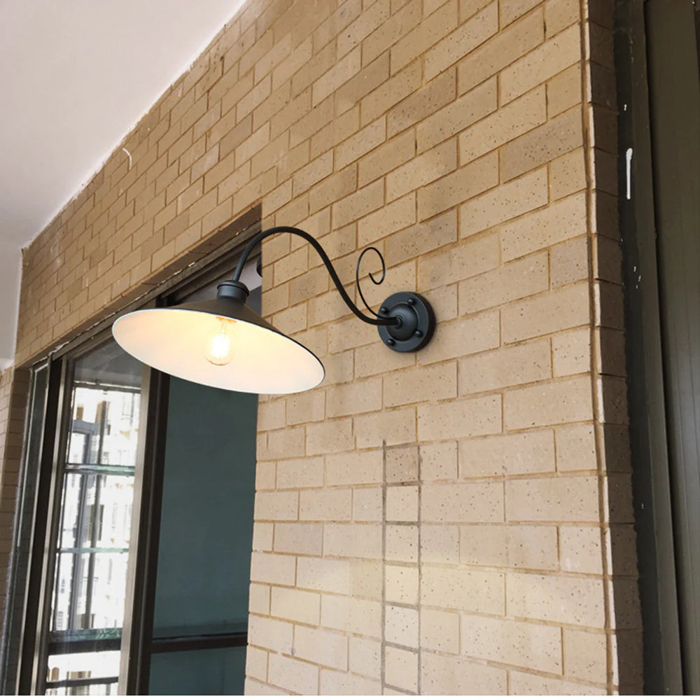 Vintage Industrial IP65 Waterproof Outdoor Wall Light Fixture
