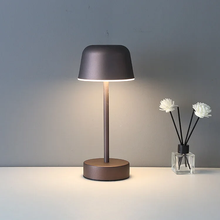 Modern Minimalist Table Lamp with Adjustable Brightness & Rechargeable Battery