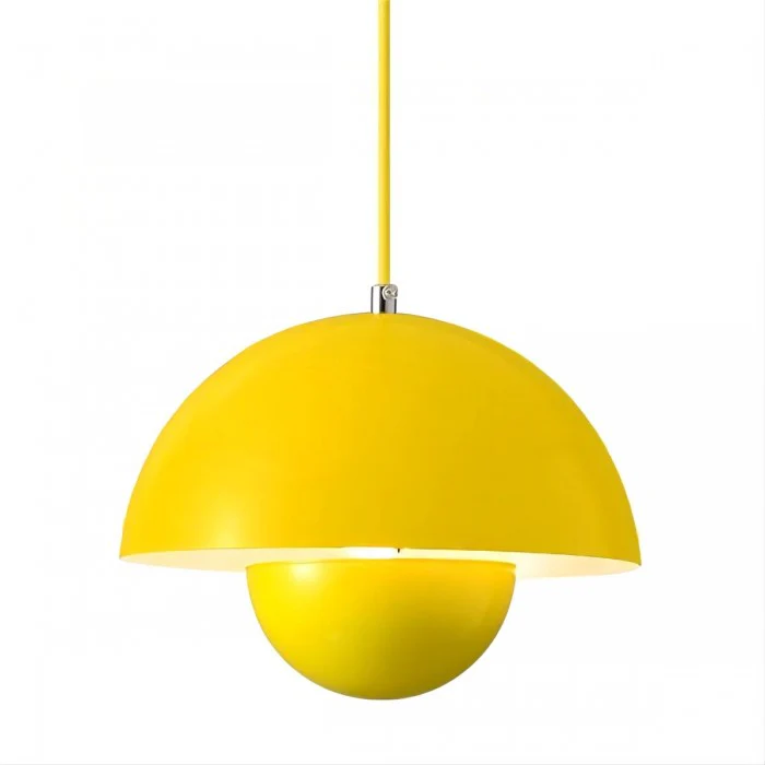 Mid-Century Modern Dome Pendant Light - Minimalist Dual Sphere Design