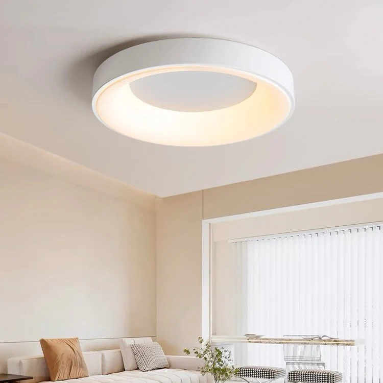 Modern Minimalist LED Ceiling Light �C Round Flush Mount with Acrylic Diffuser, 240V