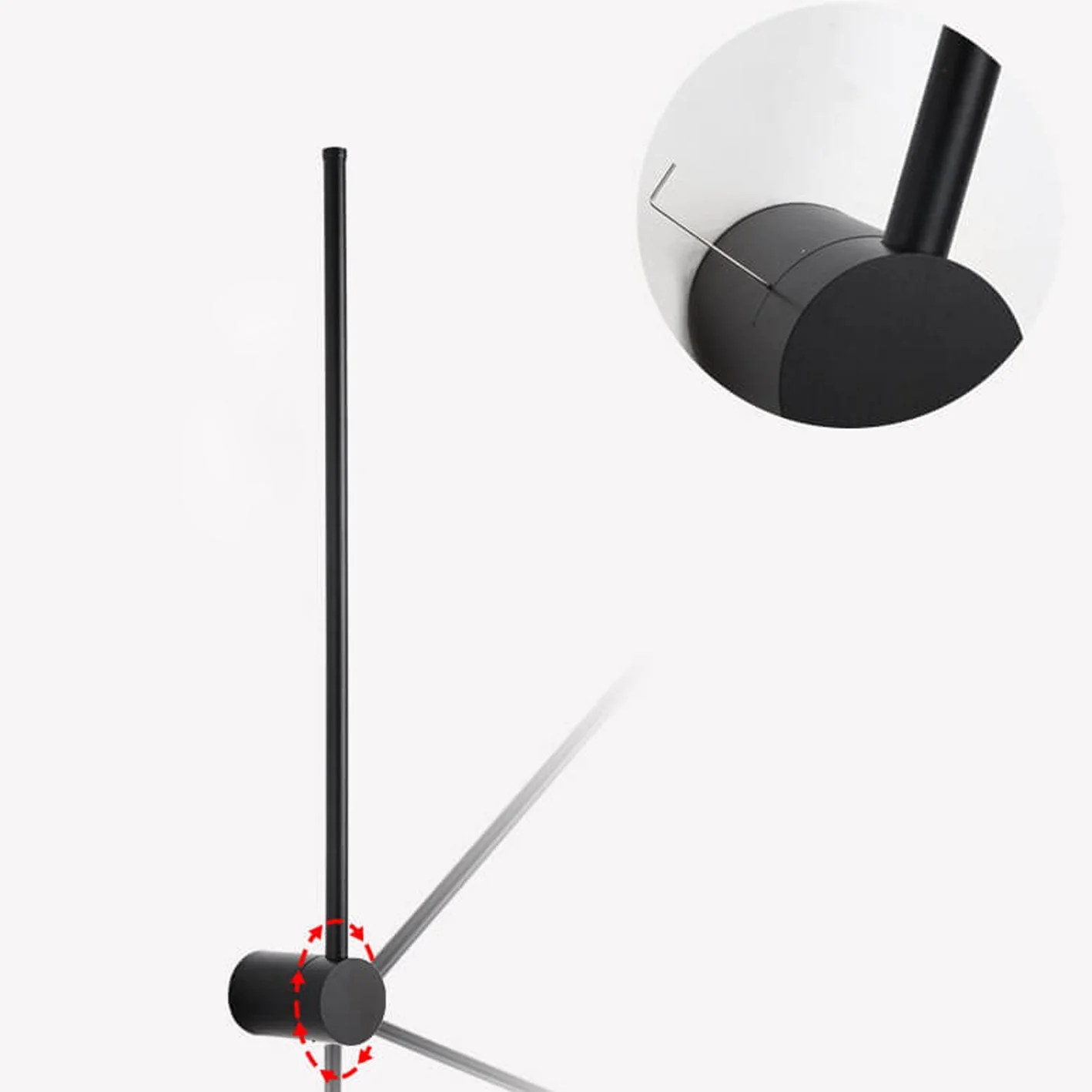 Modern LED Wall Light �?Minimalist Aluminium Sconce with Twin Linear Rod Design