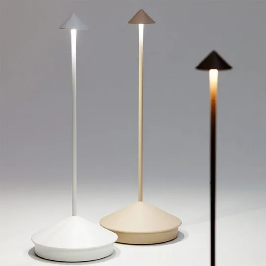 Wireless LED Table Lamp �C Dimmable, Waterproof, Modern Aluminium Design