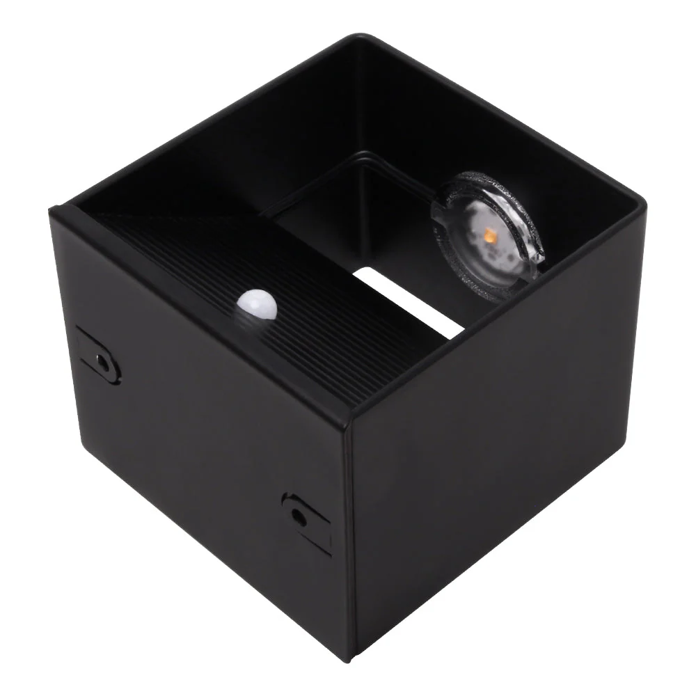Modern Wall Light with Motion Sensor �C Cube LED Sconce for Hallways & Stairs