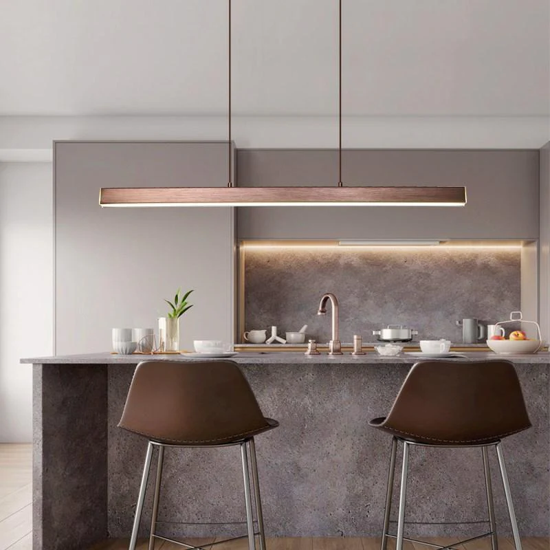 Modern Minimalist LED Pendant Light - Sleek Metal & Acrylic Design