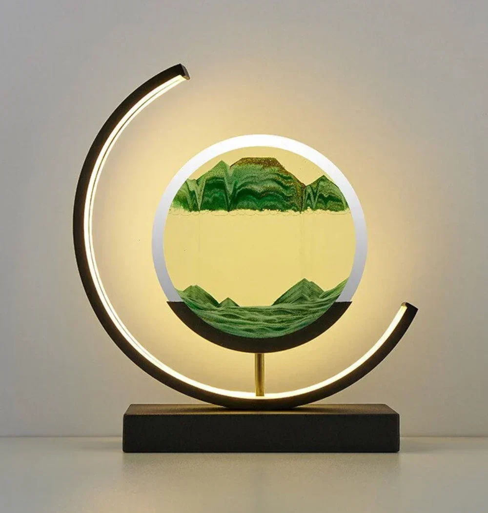 Sandscape Table Lamp �C Modern Decorative Ambient Light with Artistic Design