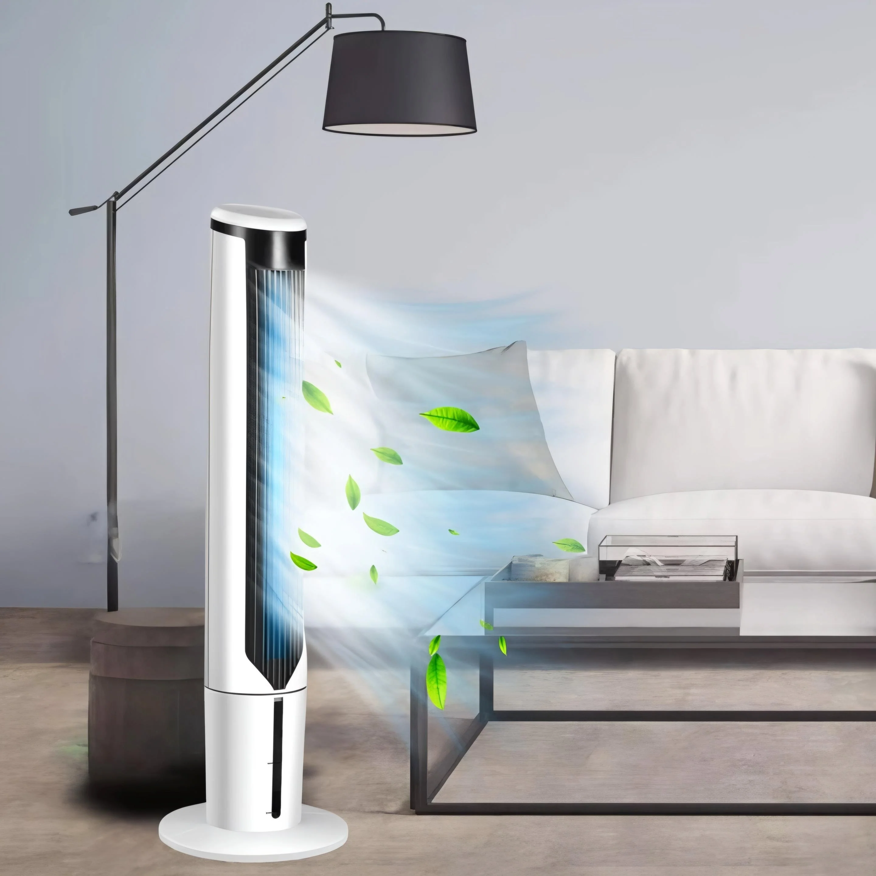 Portable Windowless Air Conditioner with Wheels - Quiet, Energy Efficient Room Cooler
