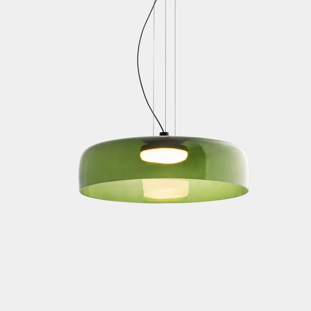 Modern Nordic Glass Pendant Light - Minimalist Tiered Design