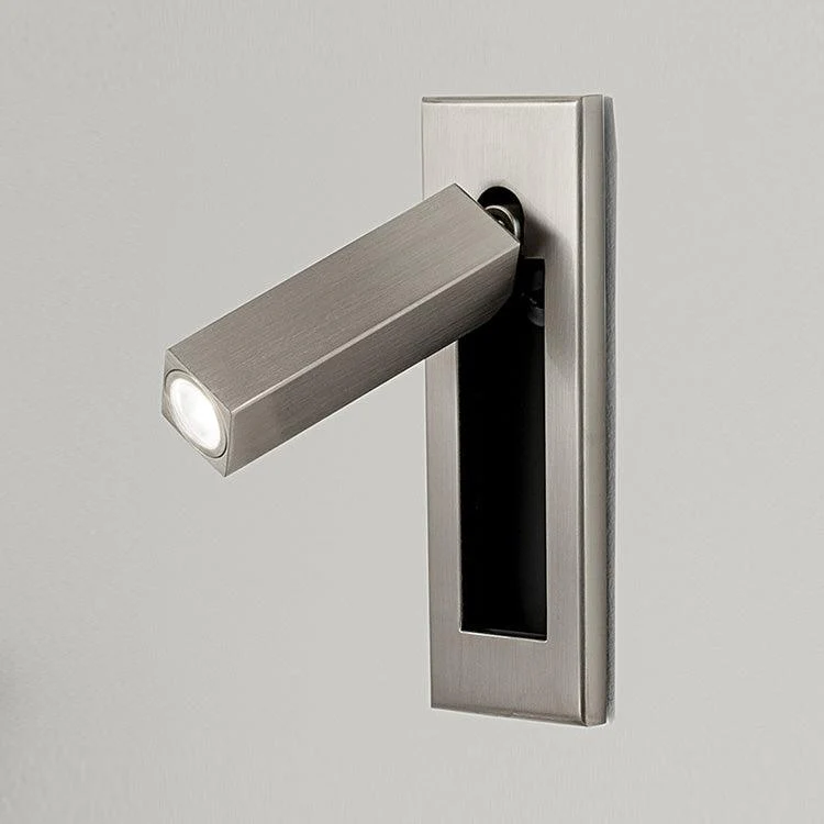 Modern Recessed Wall Light �C Adjustable LED Bedside Reading Lamp, Minimalist Design