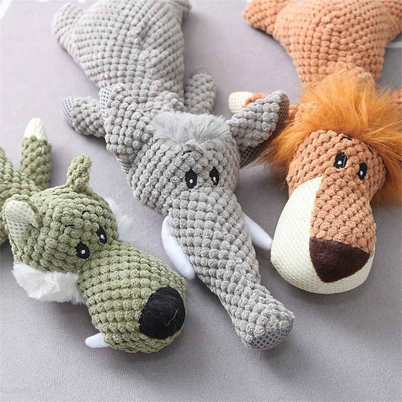 Durable Plush Dog Toy - Maximus Animal-Shaped Chew Companion