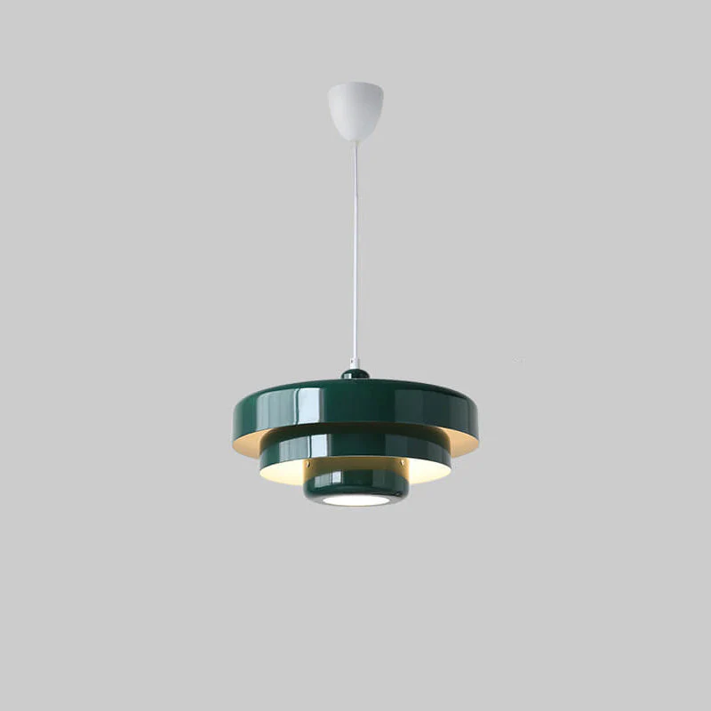 Mid-Century Modern Multi-Layered Pendant Light with Retro Charm