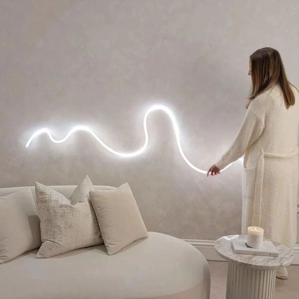 LED Mood Light Strip �C Flexible Wall-Mounted Ambient Lighting for Home Interiors