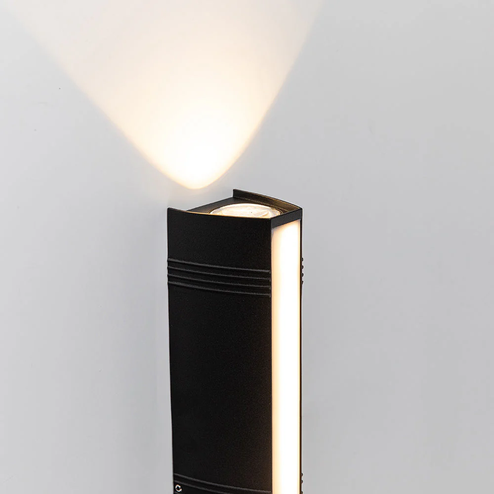 Modern LED Outdoor Wall Light �C Slim Waterproof Bi-Directional Up & Down Sconce