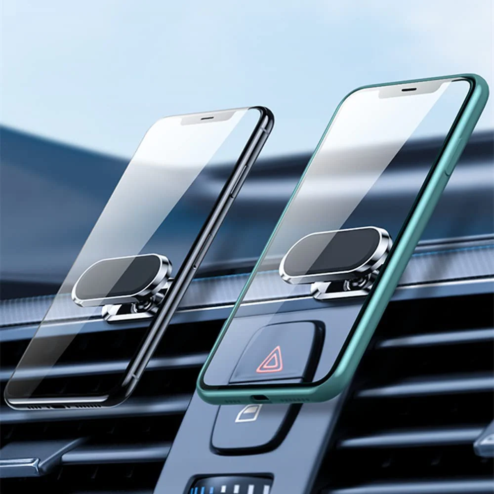 360�� Rotating Magnetic Phone Holder for Car - Sleek, Minimalist Design