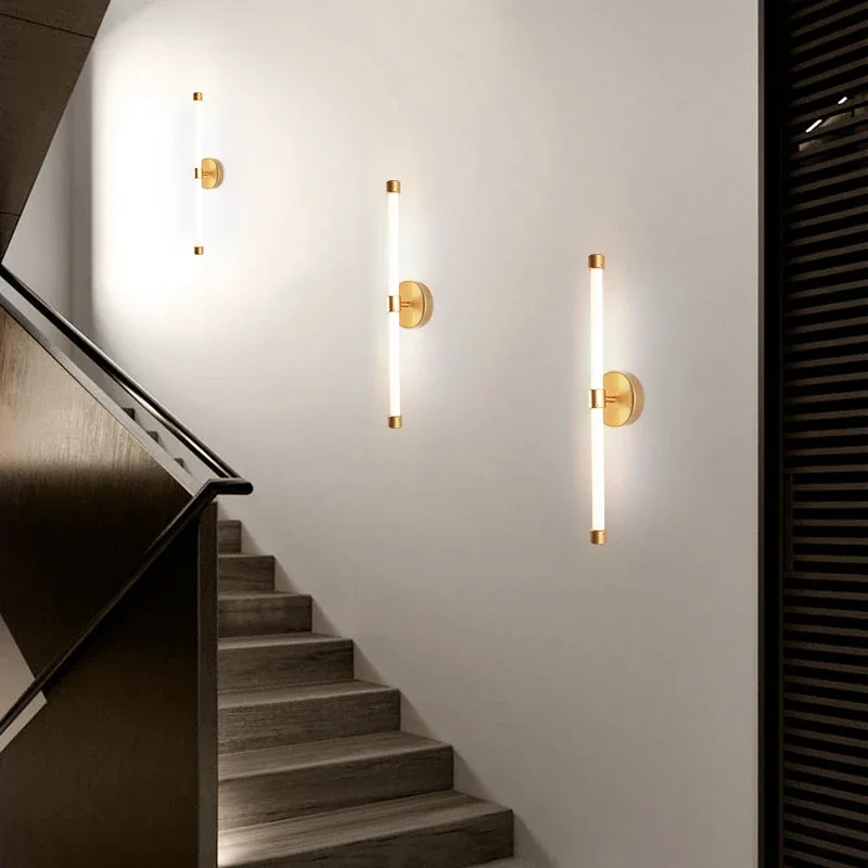Modern Wall Sconce �C Minimalist Aluminium Linear Light for Hallway or Bedroom