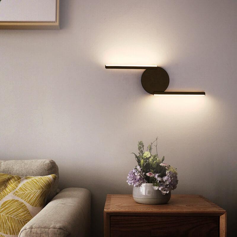 Modern Curved Aluminium LED Wall Light �C Minimalist Contemporary Sconce