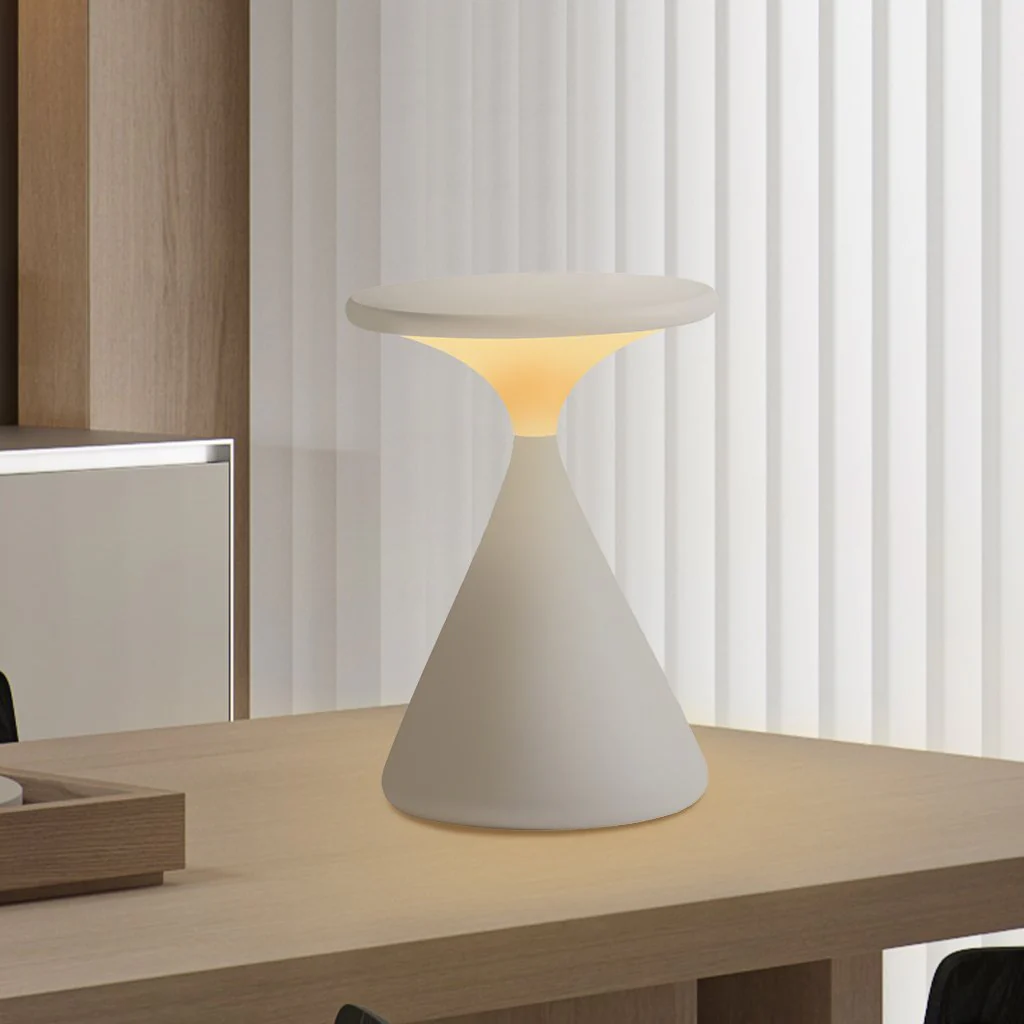 Minimalist Cordless LED Table Lamp with Touch Dimmer and USB-C Charging