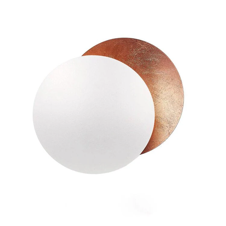 Modern Wall Sconce Light �C Celestial LED Lamp with Lunar Eclipse Design