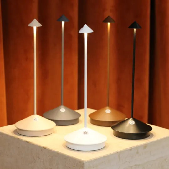 Wireless LED Table Lamp �C Dimmable, Waterproof, Modern Aluminium Design