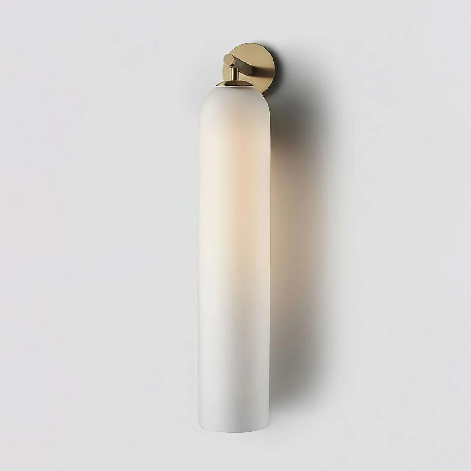 Modern Glass Wall Sconce �C Minimalist Tubular Light Fixture for Ambient Home Lighting