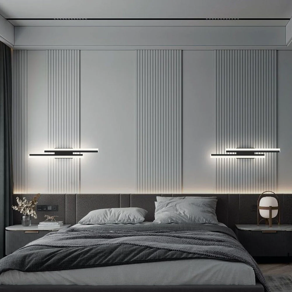Modern LED Wall Light �C Sleek Vertical Acrylic Sconce for Living Room or Hallway