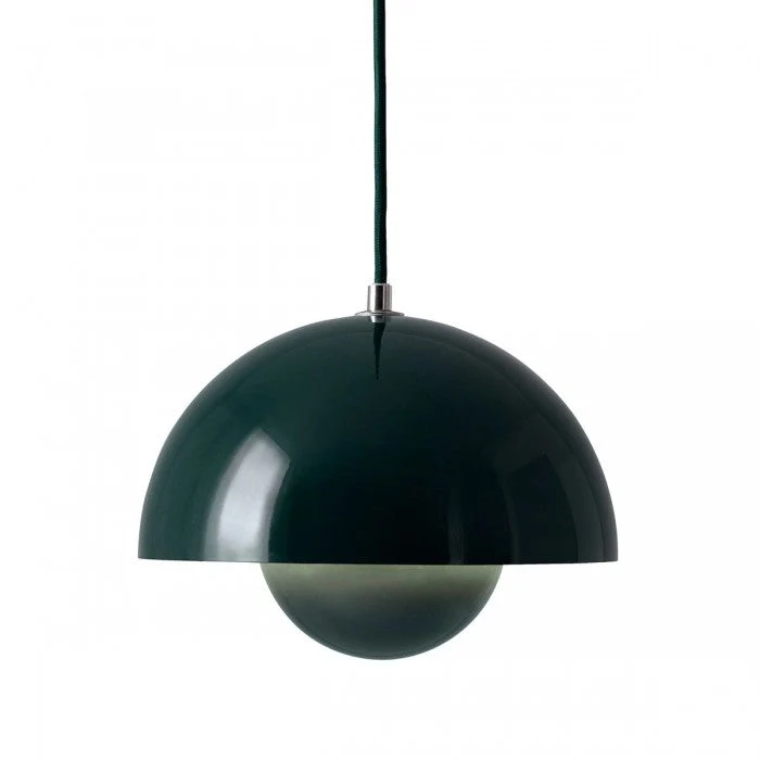 Mid-Century Modern Dome Pendant Light - Minimalist Dual Sphere Design