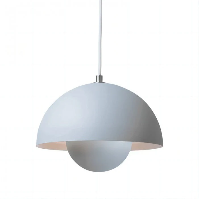 Mid-Century Modern Dome Pendant Light - Minimalist Dual Sphere Design
