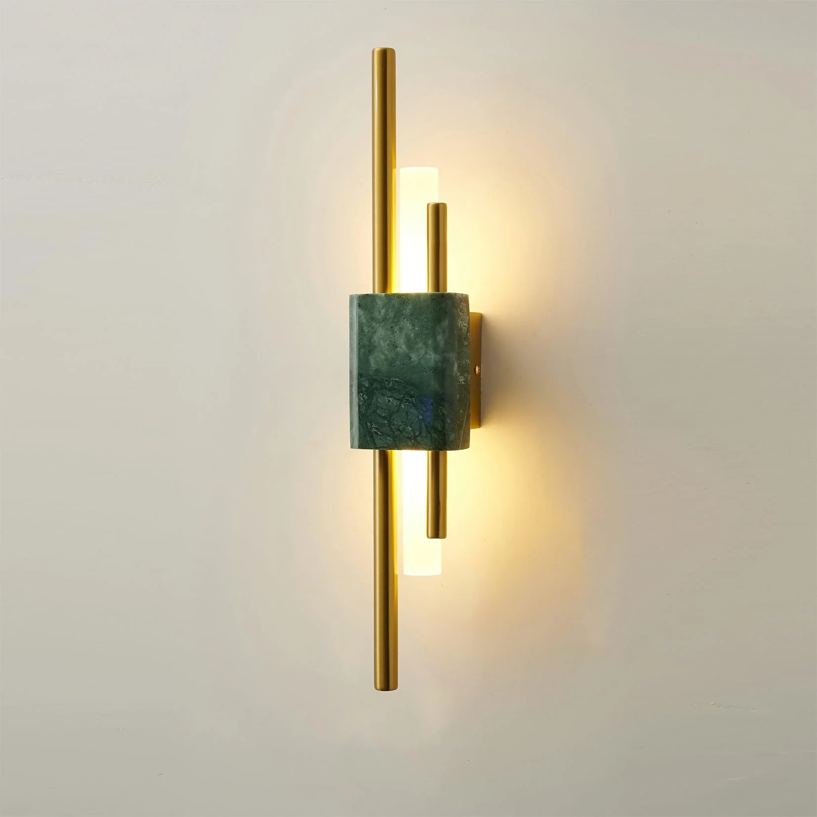 Modern Marble Wall Sconce �C Luxury LED Wall Light in Geometric Minimalist Design