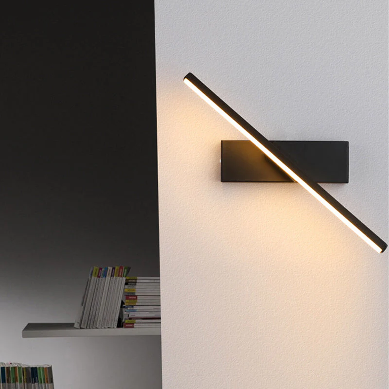 Modern Rotatable LED Wall Light �C Minimalist Aluminium Sconce for Bedroom or Living Room