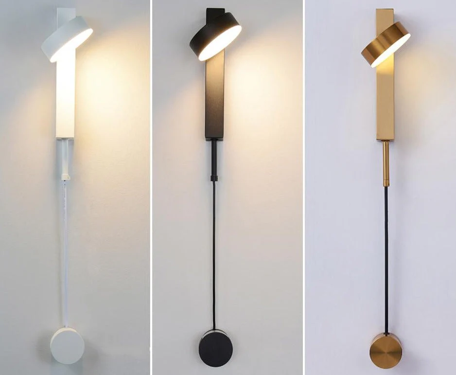 Modern Adjustable Wall Light �C Minimalist LED Sconce in Iron & Aluminium