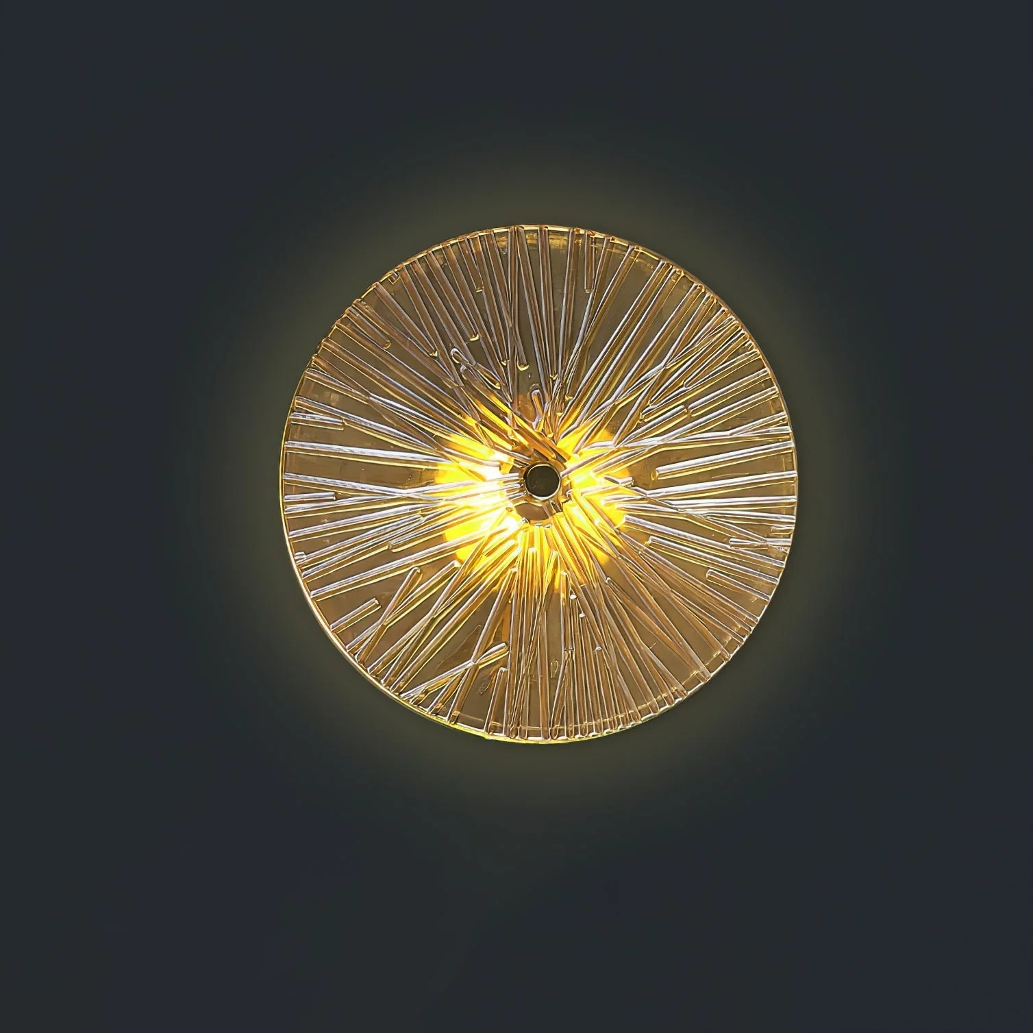 Modern Lotus Flower Wall Light �C Sculptural LED Sconce in Aluminium and Glass