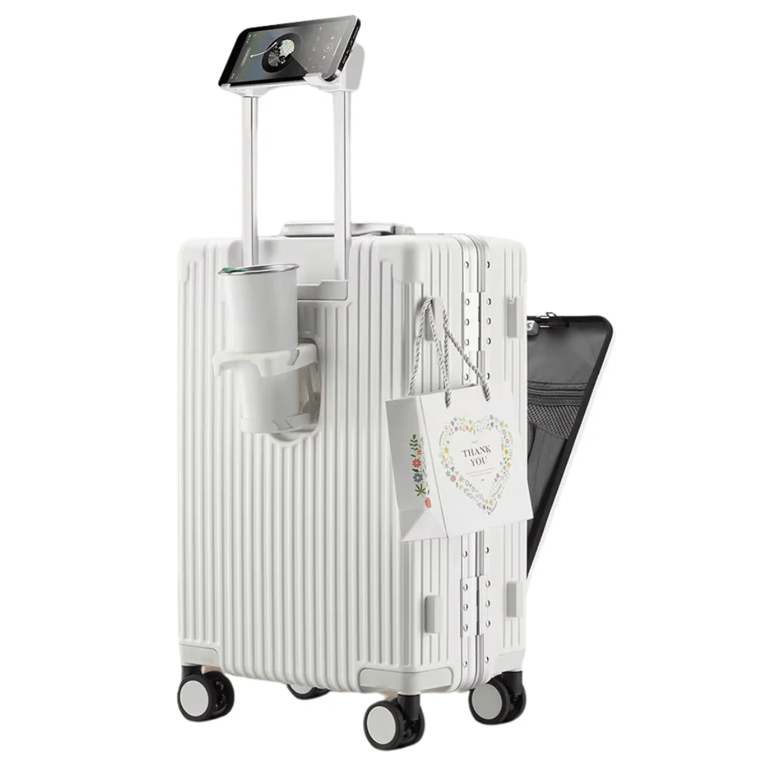Smart Rolling Suitcase with USB Ports & TSA Lock - Manhattan Pro