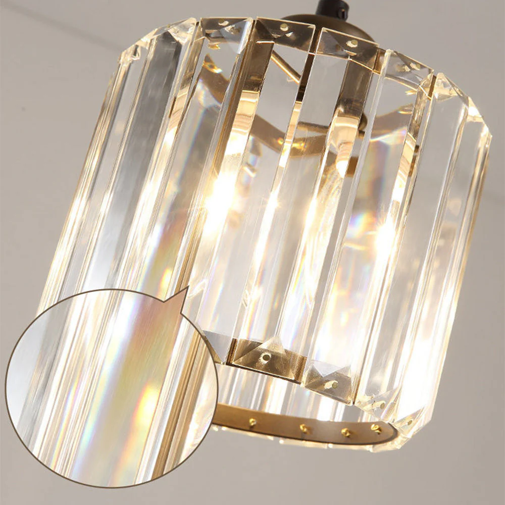 Modern Multi-Light Glass Pendant Light �C Sleek Geometric Design for Kitchen or Dining Room