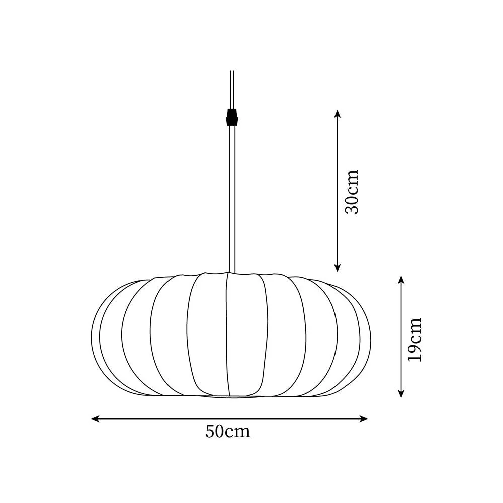 Minimalist Verona Pendant Light with Ribbed Design and Japanese Elegance