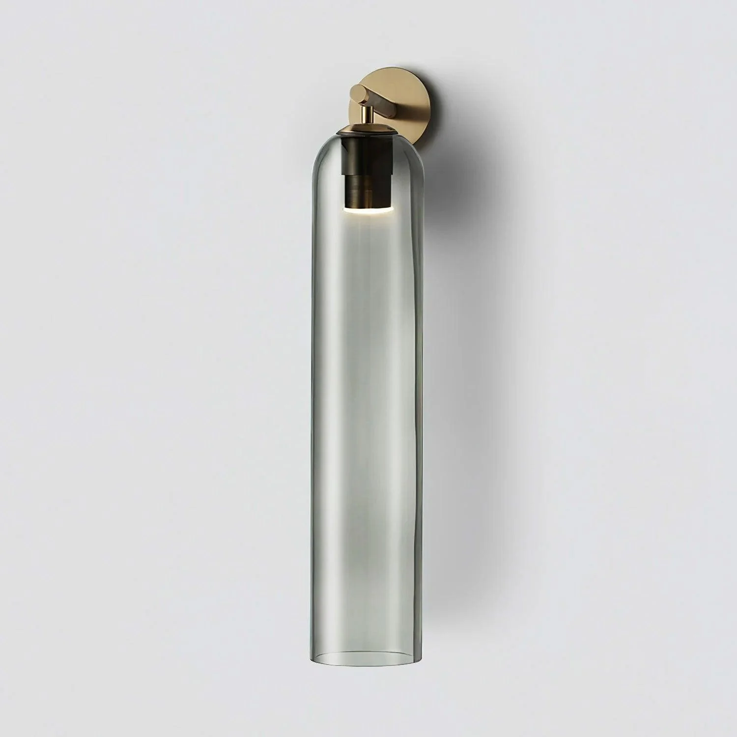 Modern Glass Wall Sconce �C Minimalist Tubular Light Fixture for Ambient Home Lighting