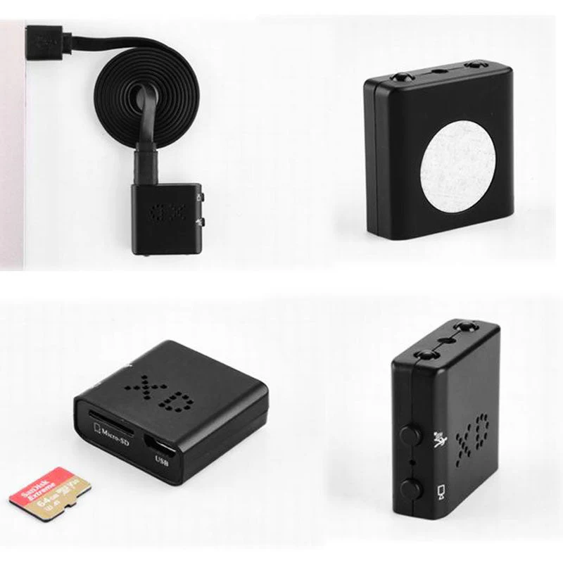 Compact HD Security Camera with Smart Night Vision and Dual Lens Design