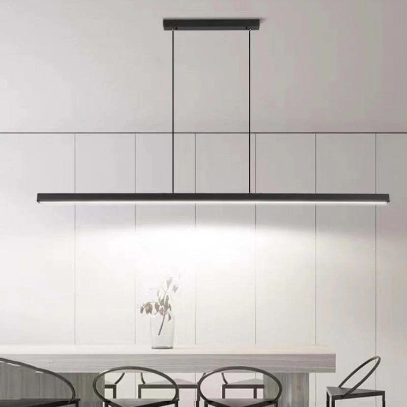 Modern Minimalist LED Pendant Light - Sleek Metal & Acrylic Design