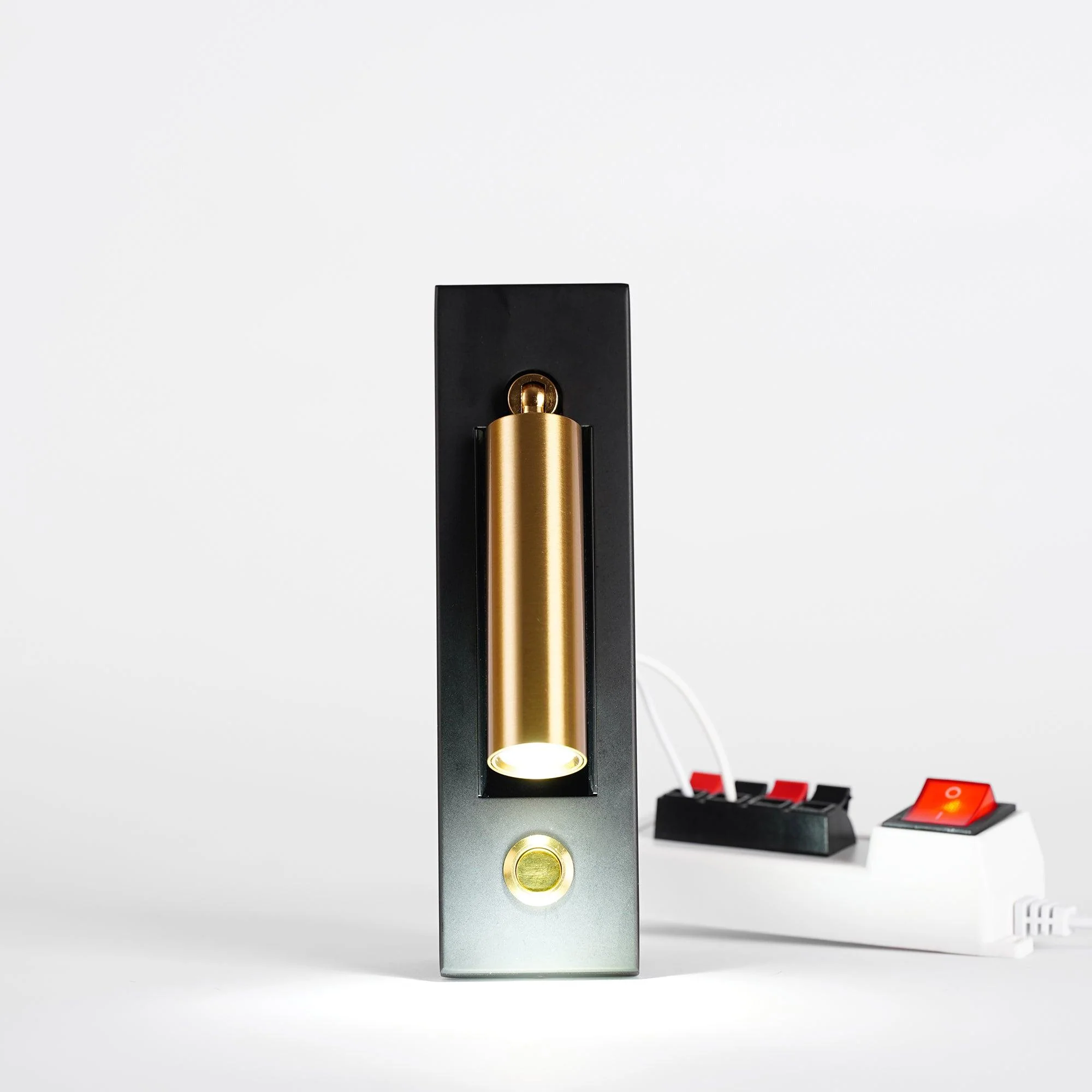 Modern Recessed Wall Light �C Adjustable LED Bedside Reading Lamp, Minimalist Design