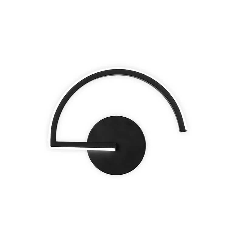 Modern Curved Aluminium LED Wall Light �C Minimalist Contemporary Sconce
