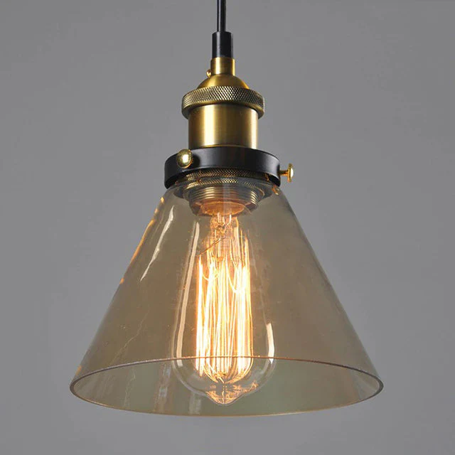 Industrial Chic Crystal Pendant Light - Vincent Luxury Hanging Lamp