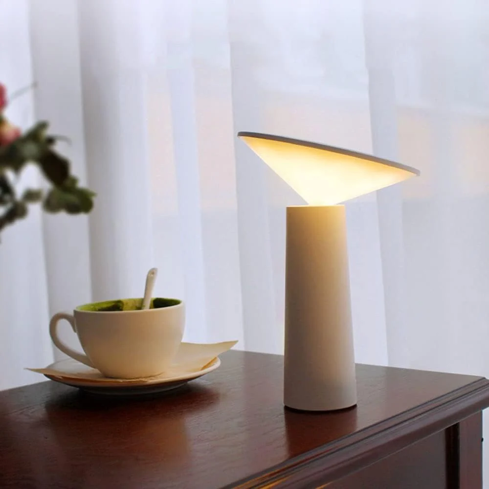 Portable Dimmable Table Lamp - Modern Minimalist Design, 360�� Adjustable