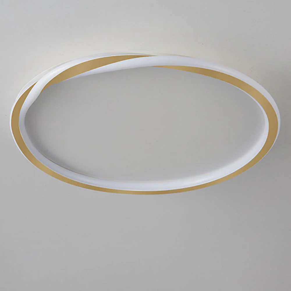 Modern Minimalist Round LED Ceiling Light �?Flush Mount - Iron & Acrylic