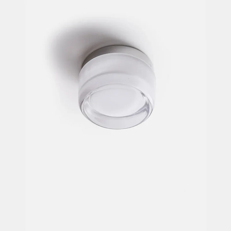 Modern Minimalist Round Wall Light �C LED Flush Mount with Warm Ambient Glow