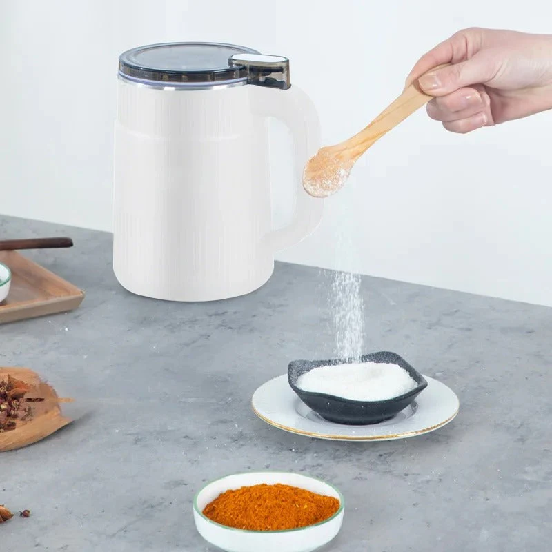 Electric Grain Grinder - Modern Minimalist Design with Ergonomic Handle