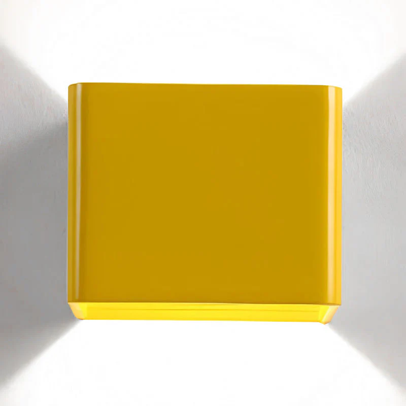 Modern Cube Wall Light �C Minimalist LED Sconce with Dual Up and Down Lighting