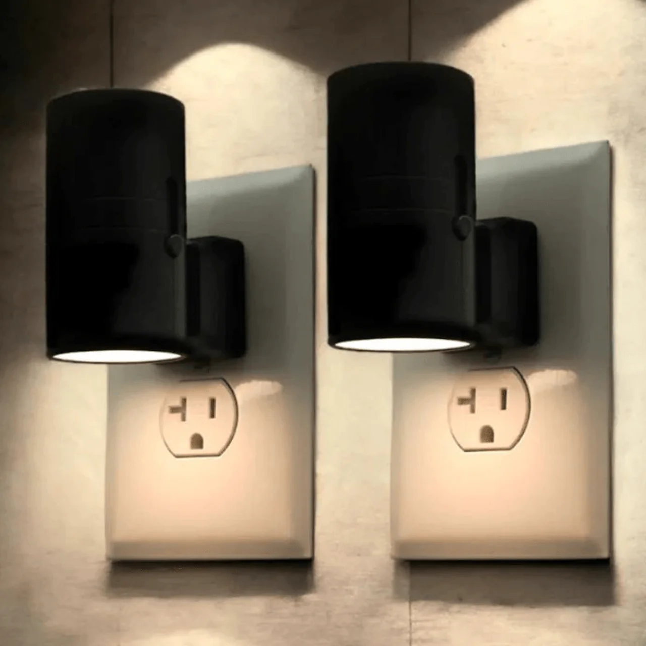 Wall Night Light Adjustable Brightness Plug-In with Light Sensor