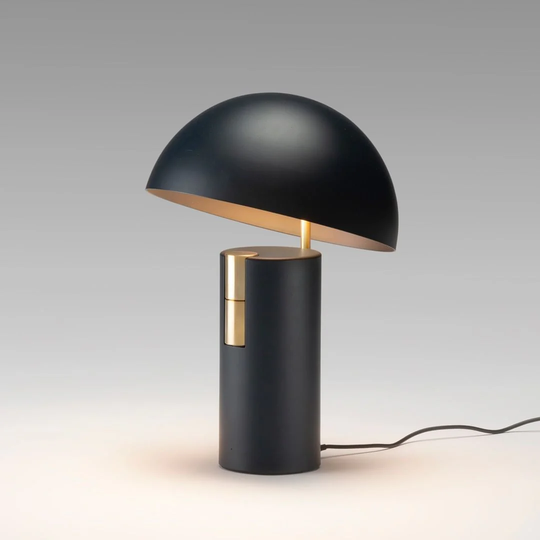 Modern Minimalist Avo Table Lamp with Dome Shade and Adjustable LED Light