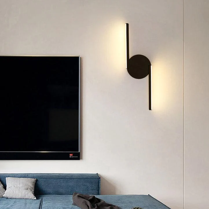 Modern Curved Aluminium LED Wall Light �C Minimalist Contemporary Sconce